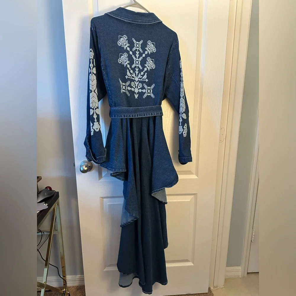 High low denim top. Women’s size 20 - Picture 5 of 5